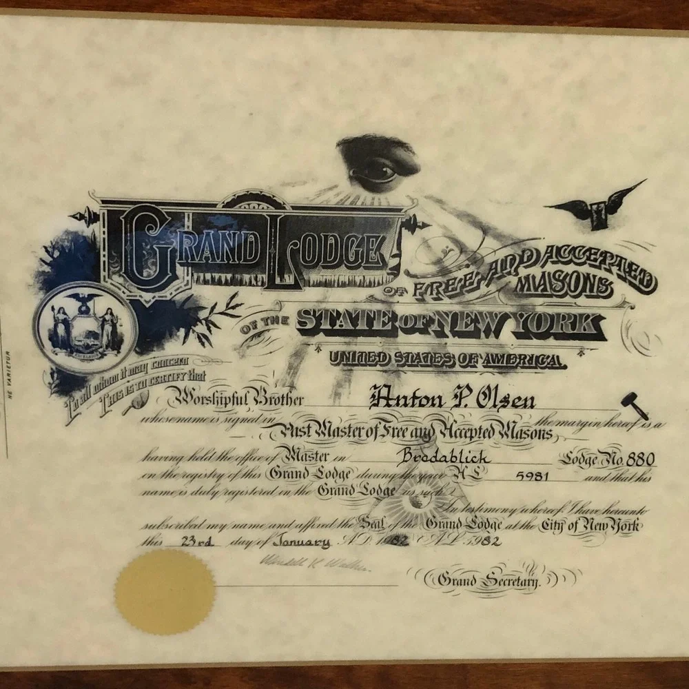 N/A lot certificates